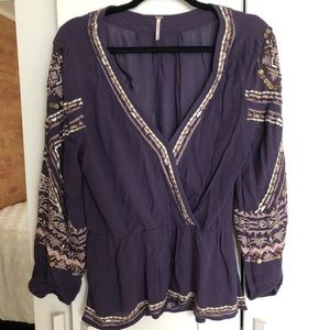 Free People boho chic top